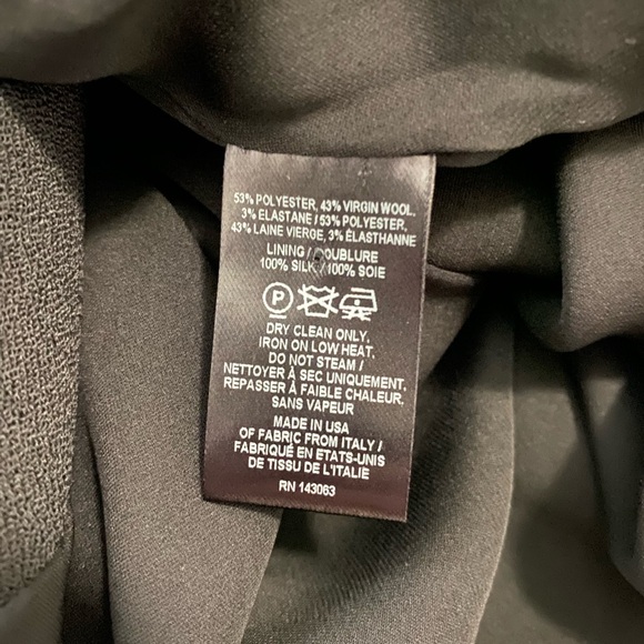 Protagonist Midi Dress V Neck Black Size 2 NWT - Picture 11 of 11